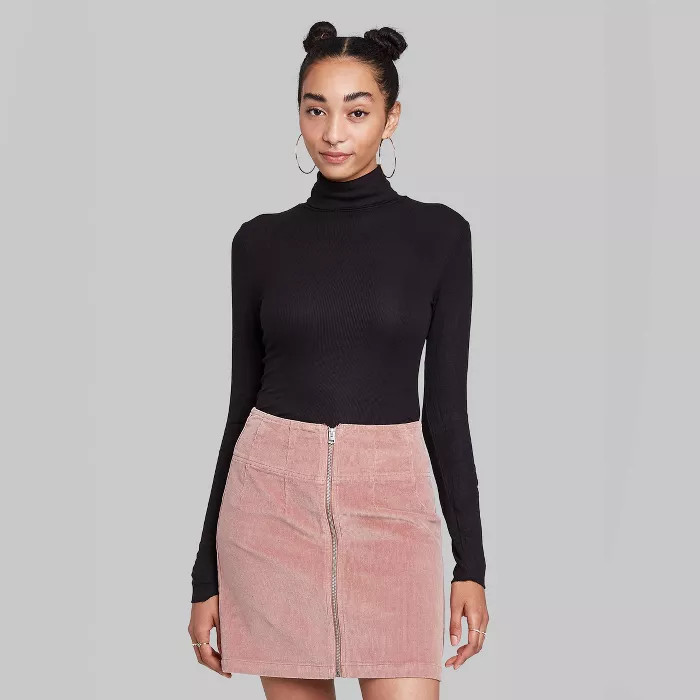 Women's Long Sleeve Turtleneck T-Shirt - Wild Fable™ | Target