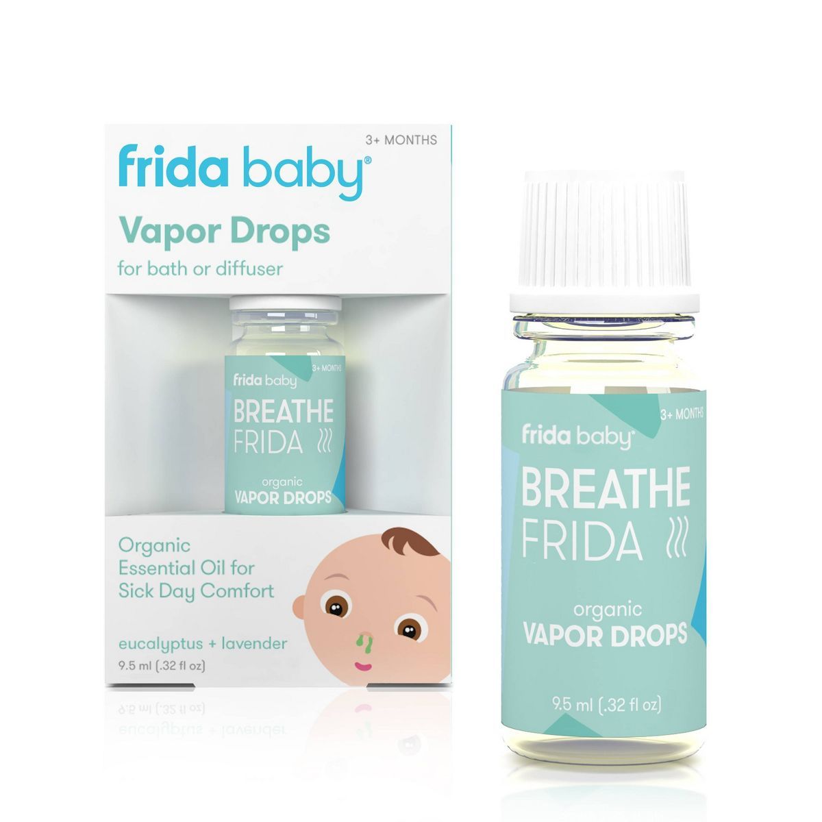 Frida Baby Breathefrida Vapor Bath Drops for Sick Day Comfort - 0.32 fl oz | Target