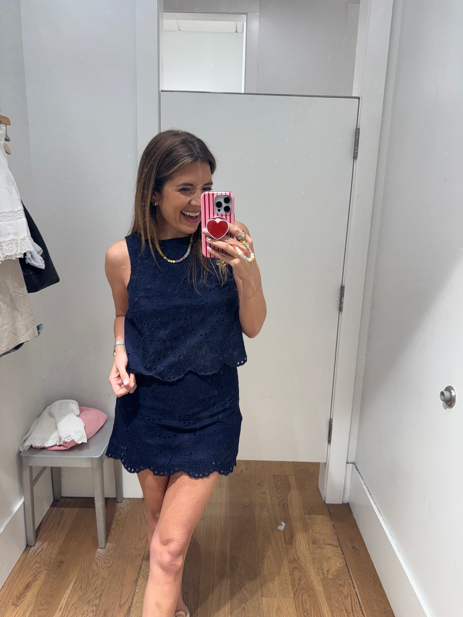 In a small in both the top and skort! I’m 5’7” And a typical 4.

#LTKOver40 #LTKSaleAlert