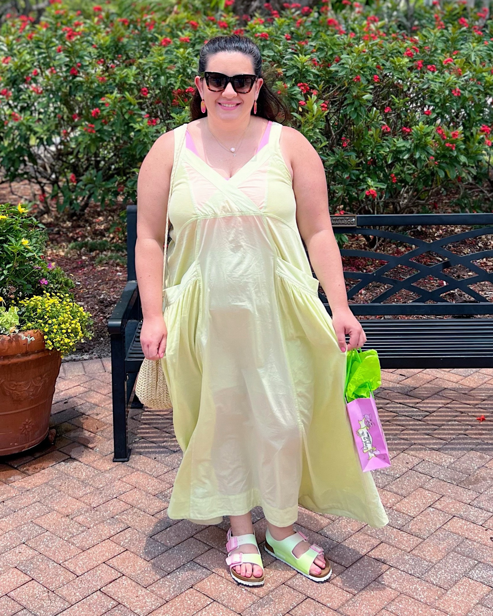 Lightweight lime green maxi dress under $100 💚 Available in straight, plus, and petite sizes 

Vacation outfit, vacation dress, plus size maxi dress, Birkenstocks, raffia crossbody bag 

#LTKSeasonal #LTKFindsUnder100 #LTKMidsize