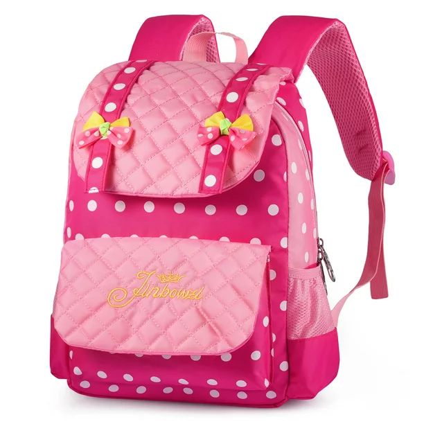 Casual School Bags, Vbiger Nylon Shoulder Daypack Children School Backpacks for 1-3 Grades Girls,... | Walmart (US)
