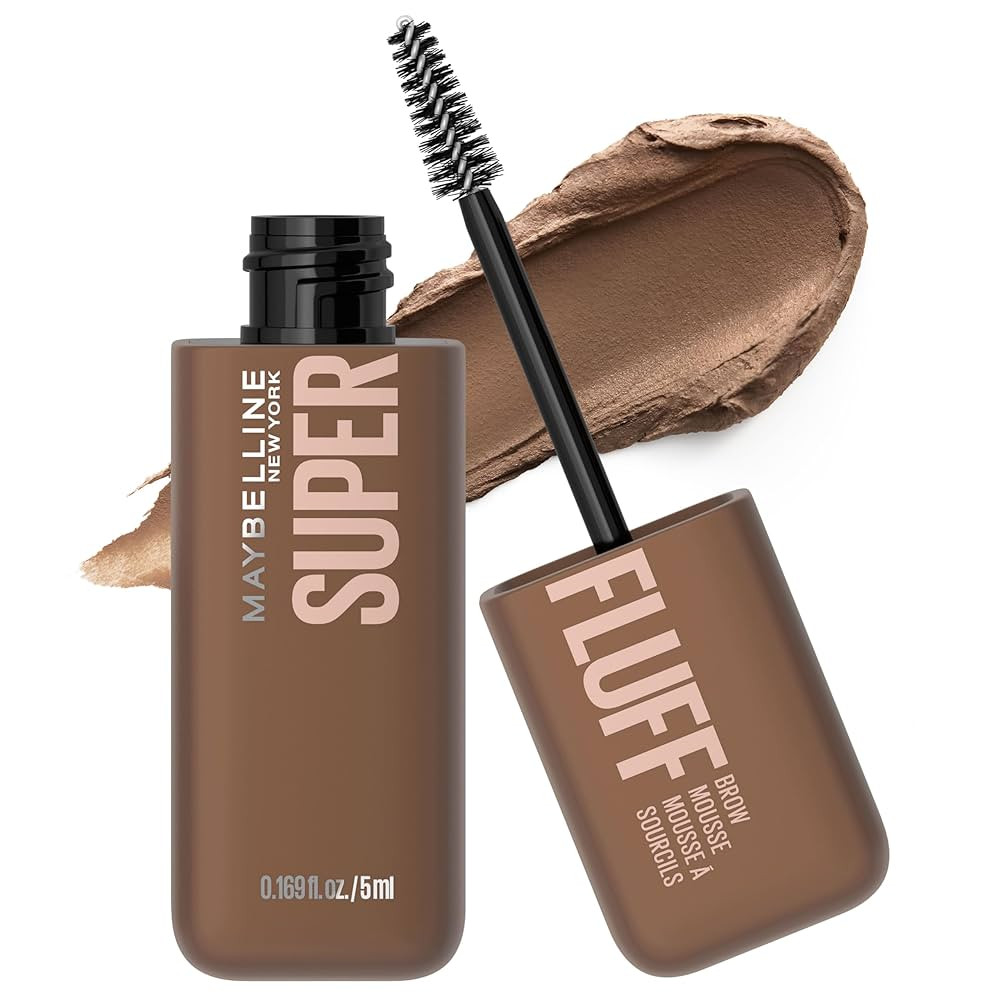 Maybelline Superfluff Volumizing Brow Mousse, All Day Tinted Brow Gel For Soft Full Brows, Soft B... | Amazon (US)