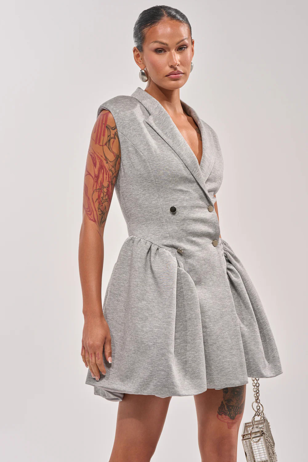 IT SUITS YOU SLEEVELESS BLAZER MINI DRESS | AKIRA