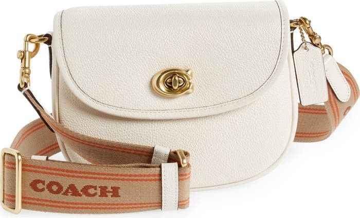 COACH Willow Pebble Leather Crossbody Bag White Bag Bags Fall Outfits 2022 Budget Fashion | Nordstrom