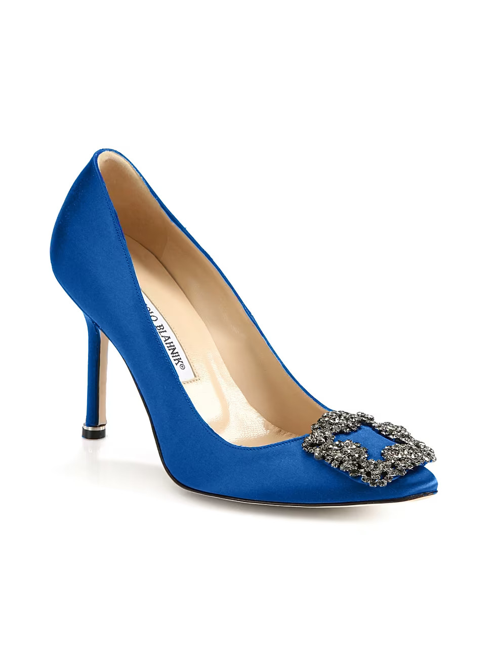 Hangisi 105MM Embellished Satin Pumps | Saks Fifth Avenue