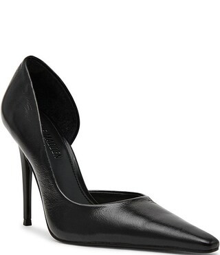 Elegant Leather d'Orsay Stiletto Pumps | Dillard's