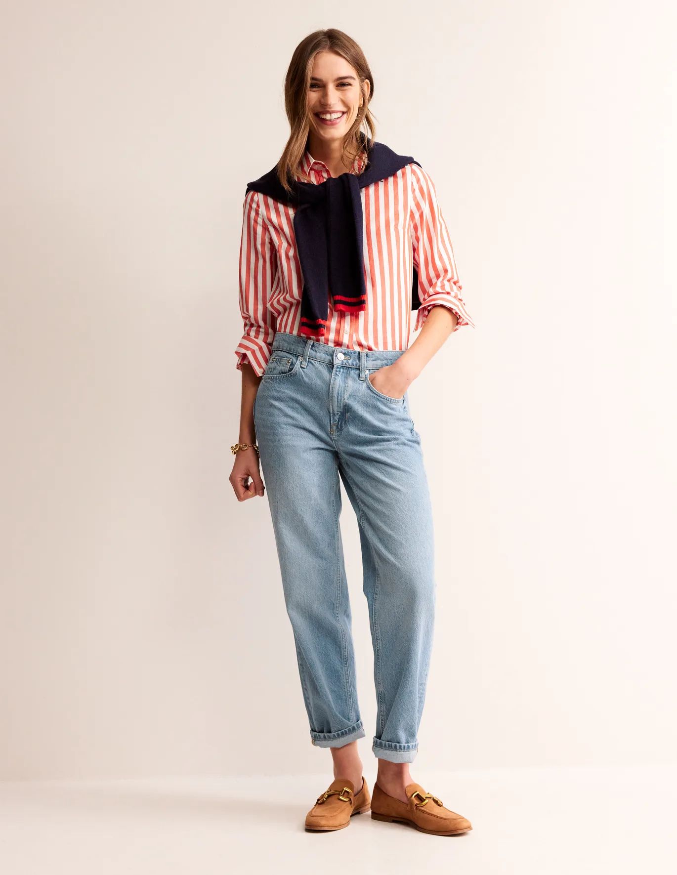 Mid Rise Tapered Jeans | Boden (UK & IE)