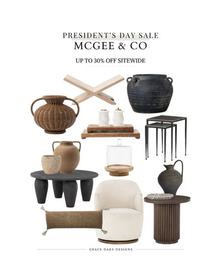 presidents day sale - MCGEE & CO. up to 30% off!

home decor. Vase. McGee & Co sale. Home sale. Coffee table. End table. Accent chair. Boucle chair. Kitchen decor. Home decor. Spring decor. Black pot. Black vase. Wood tray. Riser. Marble tray  

#LTKsalealert #LTKhome #LTKfindsunder50