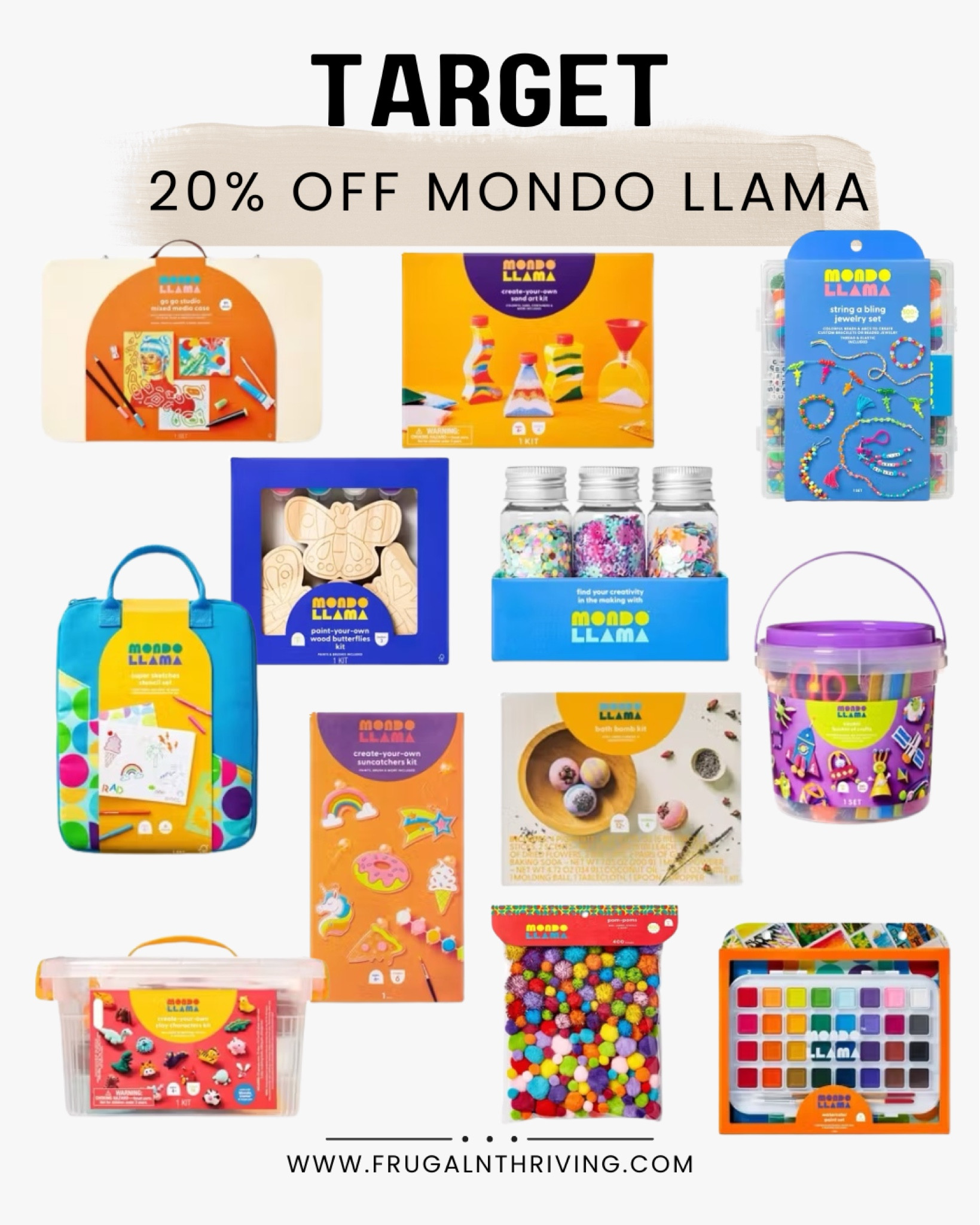 🎨 Save 20% on Mondo Llama craft and art supplies today during Target Circle Week! This sale includes fun Halloween crafts, plus plenty of great options for Christmas gifts and stocking stuffers. Get creative and stock up! 


#TargetCircle #MondoLlama #CraftyDeals

#LTKKids #LTKxTarget #LTKParties