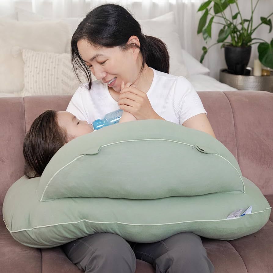Pharmedoc Nursing Pillow for Breastfeeding - Breast Feeding Pillows with Safery Bumper and Adjust... | Amazon (US)