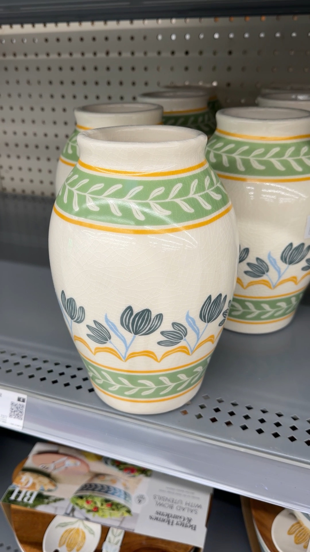 Cute new Walmart find! 🌿 The Better Homes & Gardens Napa 9” Printed Ceramic Vase has such a charming vintage-inspired look with its hand-painted floral pattern and crackle glaze finish. 🌼The soft multicolor detailing on the cream base makes it a lovely accent for shelves, consoles, or a spring tabletop. And the best part—it’s under $20! 🩵 #WalmartHome #AffordableDecor #SpringDecor

#LTKHome #LTKSaleAlert