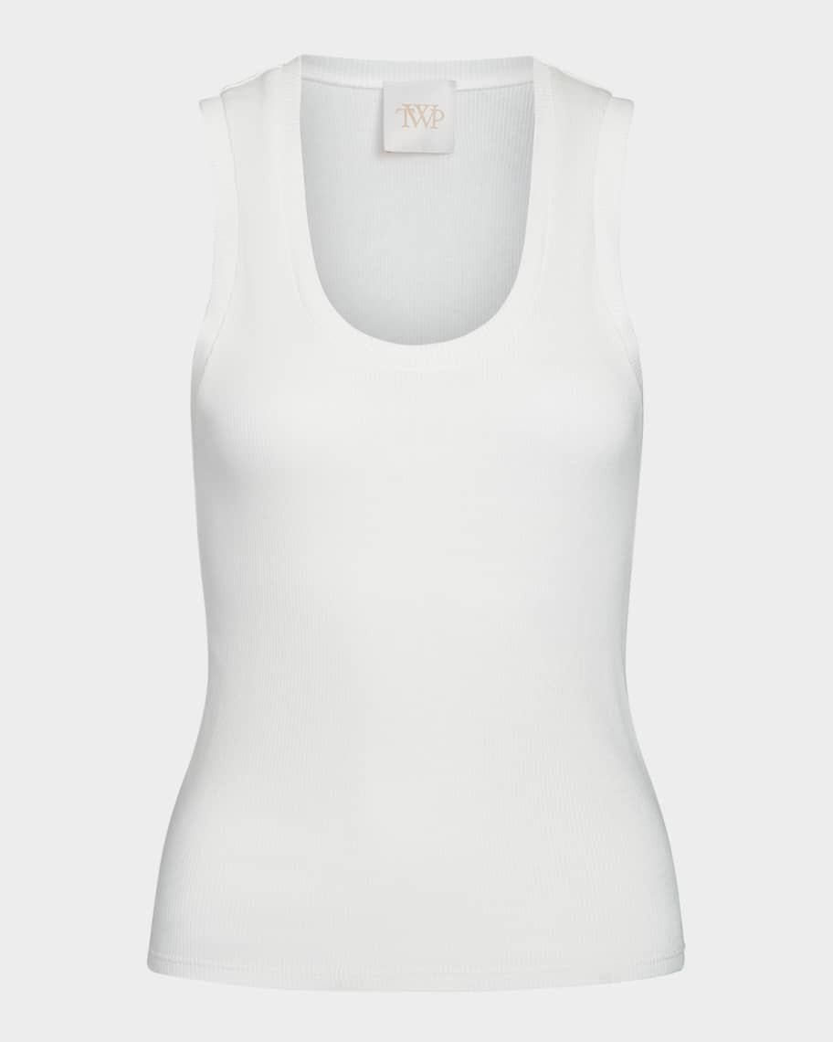 Ribbed Tank Top | Neiman Marcus
