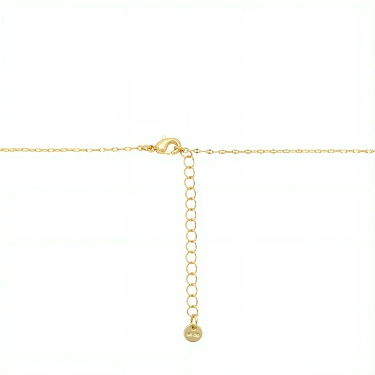 Believe by Brilliance Women's 14Kt Gold Flash Plated Cubic Zirconia Faith Cluster Charm Necklace | Walmart (US)