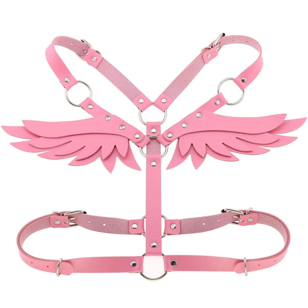 FM FM42 O Ring Waist Belt Body Caged Harness with Back Angel Wings (16 Colors) | Amazon (US)