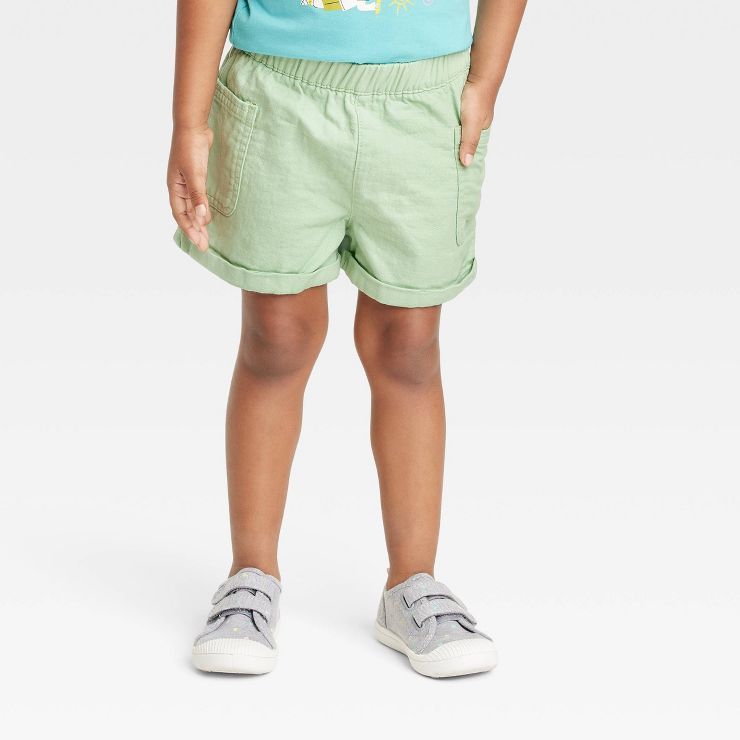 Toddler Girls' Shorts with Pockets - Cat & Jack™ Olive Green | Target
