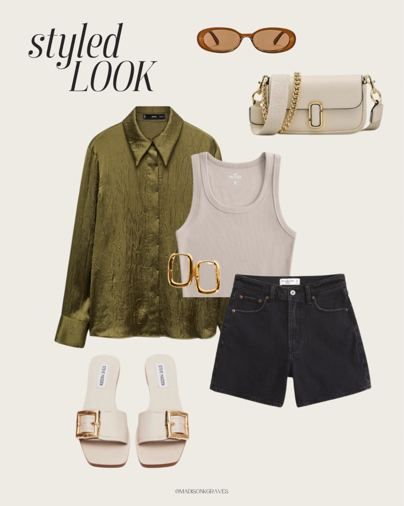 Cute & casual summer outfit good for brunch, farmers market, coffee runs, or Happy Hour! 

Marc Jacob’s, cross body, purse, handbag, mom shorts, dad shorts, denim, jeans, flats, sandals, summer sandals, button down, casual look, comfy, styled look, summer outfit, vacation outfit, styled look, mom fashion, casual fashion, casual outfit, shorts, tank top, crop top 

#LTKStyleTip #LTKFindsUnder100 #LTKTravel