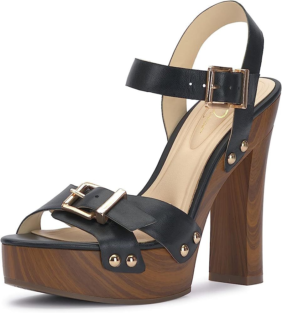 Jessica Simpson Women's Therisa Platform Sandal Wedge | Amazon (US)