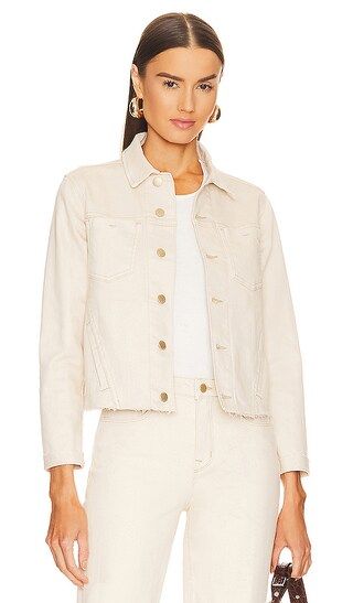 Janelle Slim Undone Jacket in Oat & Mothergoose | Revolve Clothing (Global)