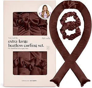 Kitsch Satin Heatless Curling Set - Hair Rollers for Heatless Curls | Heatless Hair Curlers | Hol... | Amazon (US)