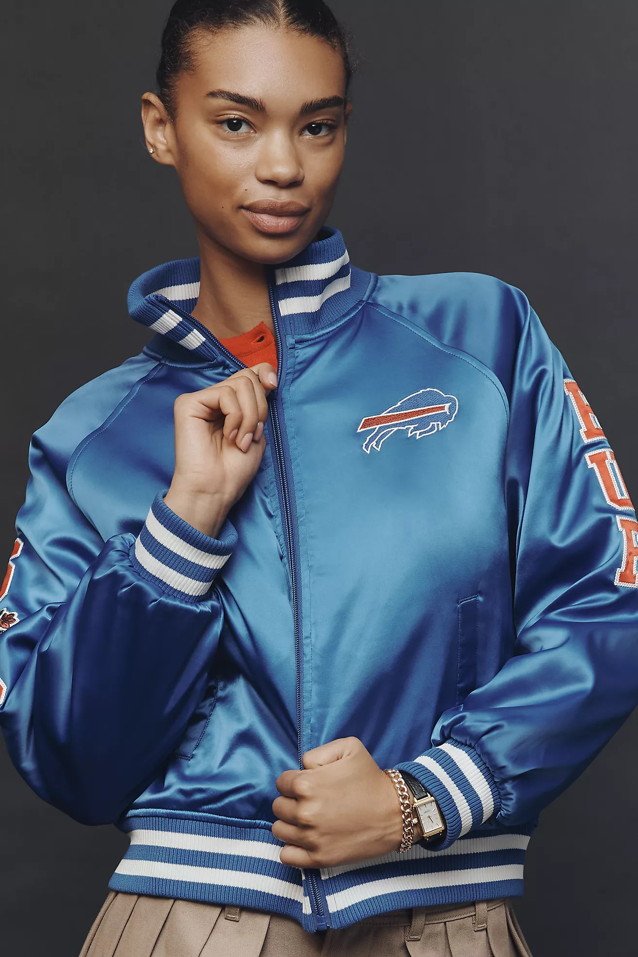 The Wild Collective x Anthropologie NFL Bomber Jacket | Anthropologie (US)