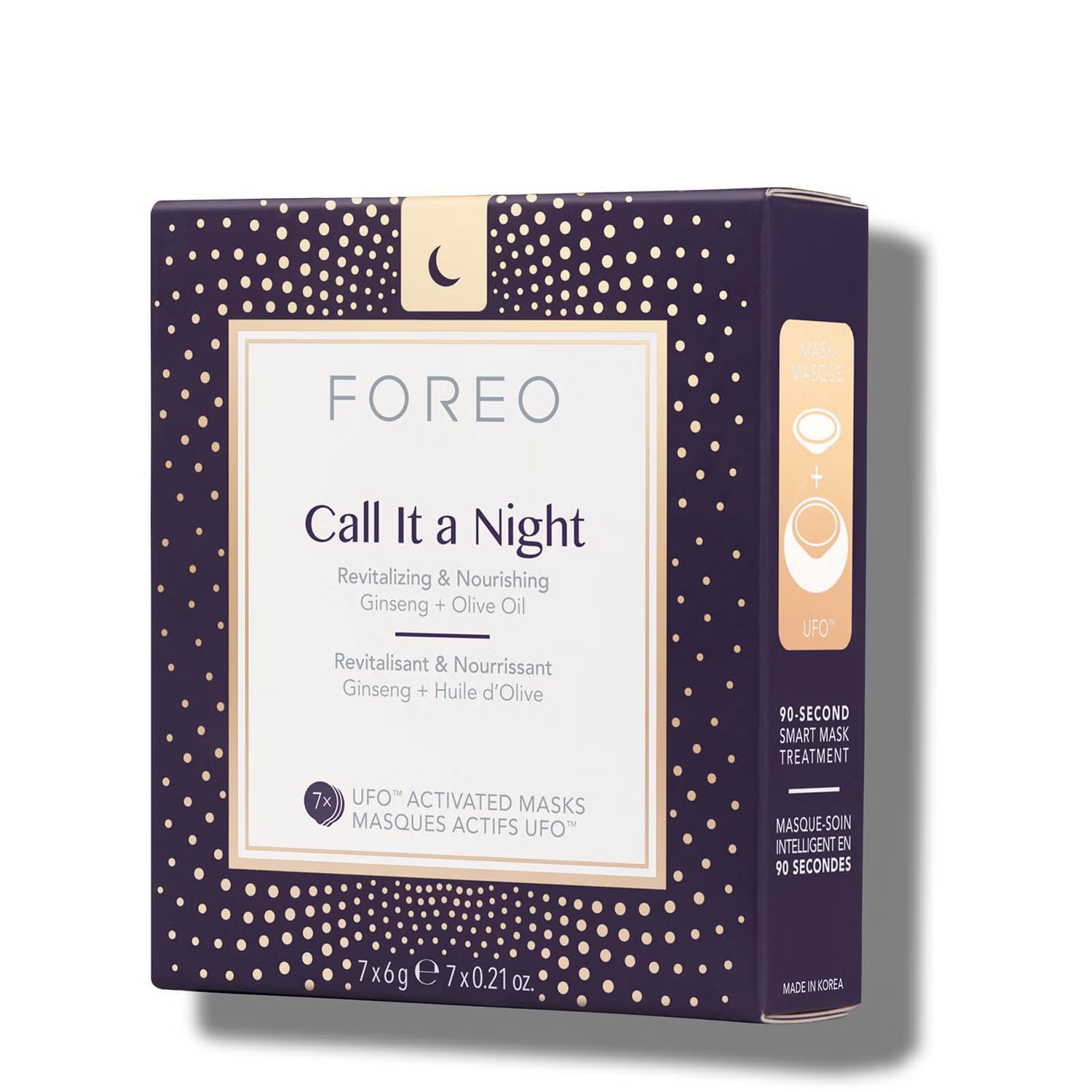 FOREO Call it a Night UFO/UFO Mini Nourishing and Revitalising Face Mask (7 Pack) | Look Fantastic (ROW)