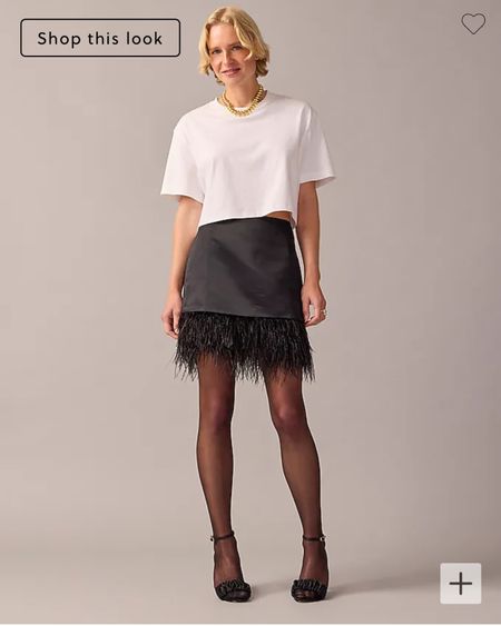 My kind of party skirt. Wear with  big sweater and ballet flats for something comfortable and festive 