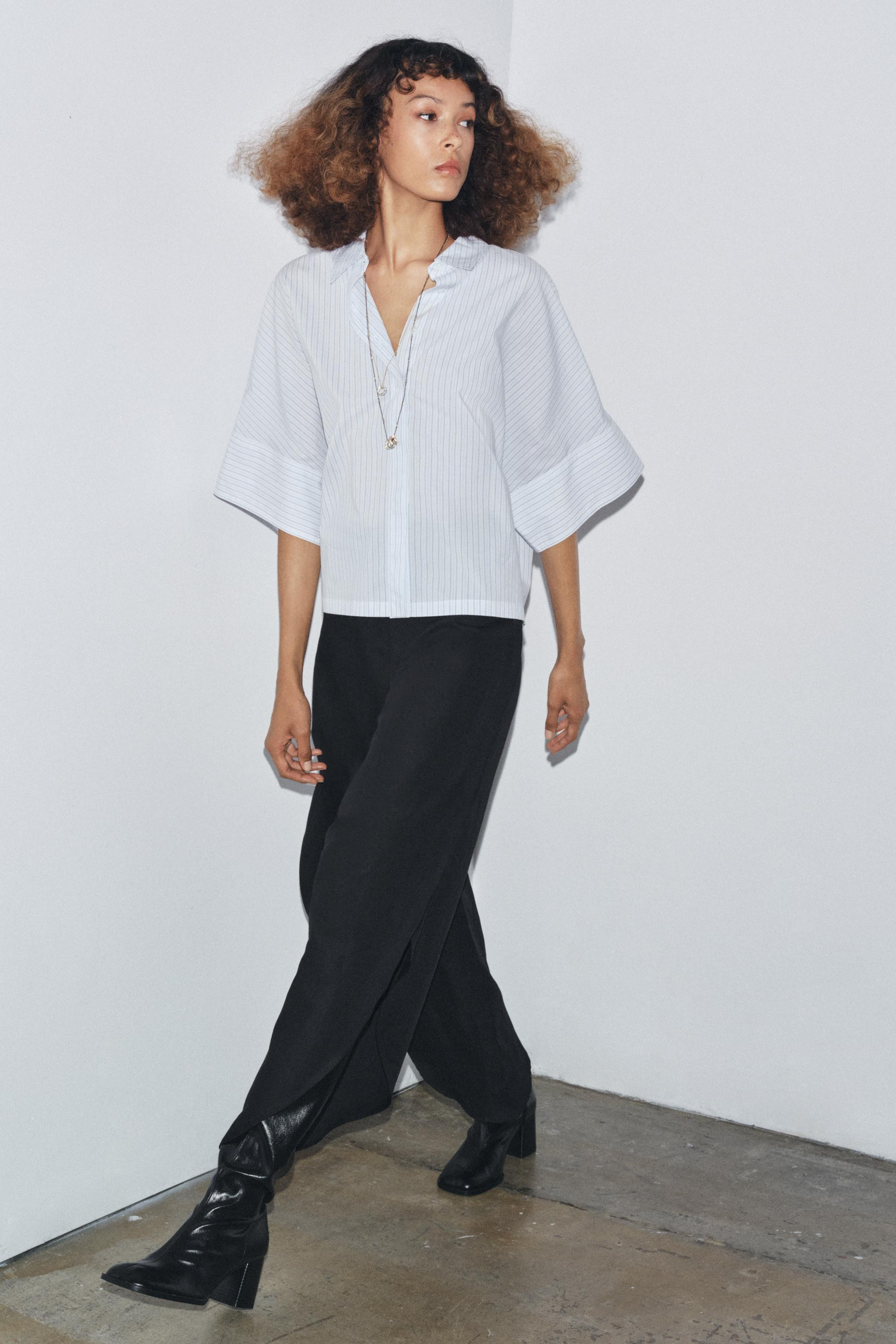 ZW COLLECTION POPLIN SHIRT | Zara US