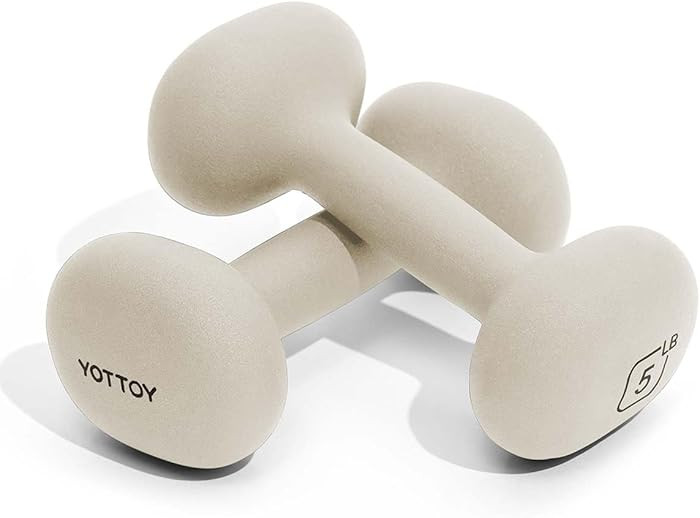 YOTTOY Weights Dumbbells Set for Women,2-15 Pound Dumbbells Set of 2, Non-Slip Hand Weights for H... | Amazon (US)