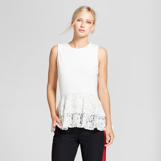 Women's Lace Mix Layered Tank Top - Who What Wear™ | Target