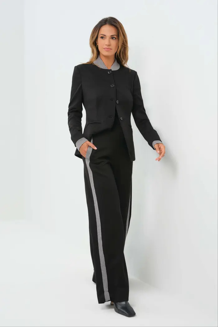 Mita Double-Knit Travel Ponte Wide Leg Pant | Nordstrom