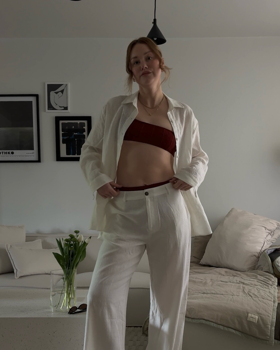 perfect white linen set from @stillwater_la 

top - medium
pants - medium, 28” inseam

(i’m 5’8” for reference) 



#LTKSwim #LTKTravel #LTKSeasonal