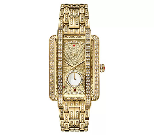 JBW Women's Mink 18K Gold Plated 2.50 cttw Diamond Watch - QVC.com | QVC