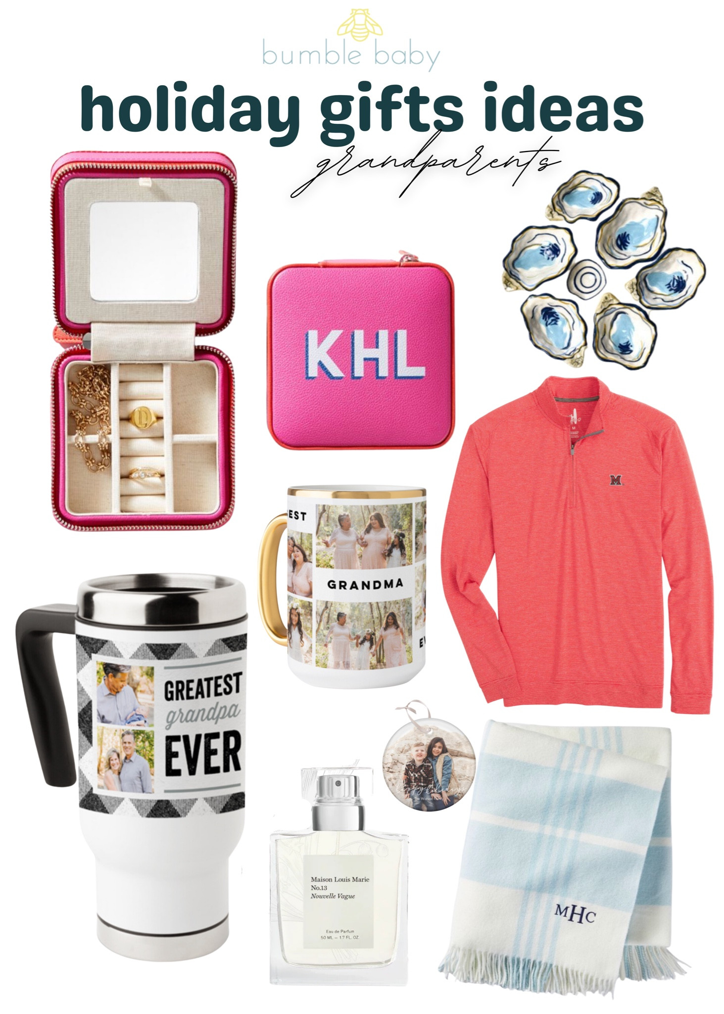 Holiday gift guide for grandparents. The pull over is  personalized with a College logo, make it an alma mater!

#LTKfamily #LTKHoliday #LTKGiftGuide