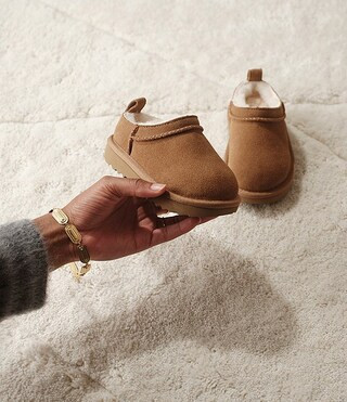 Girls' Classic Micro Water Resistant Suede Booties (Infant) | Dillard's