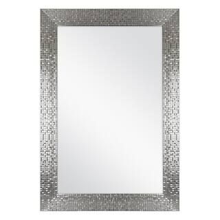 Home Decorators Collection 24 in. W x 35 in. H Framed Rectangular Anti-Fog Bathroom Vanity Mirror... | The Home Depot