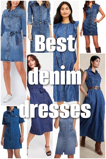 Best denim dresses! 💙

#LTKstyletip #LTKSeasonal #LTKcurves
