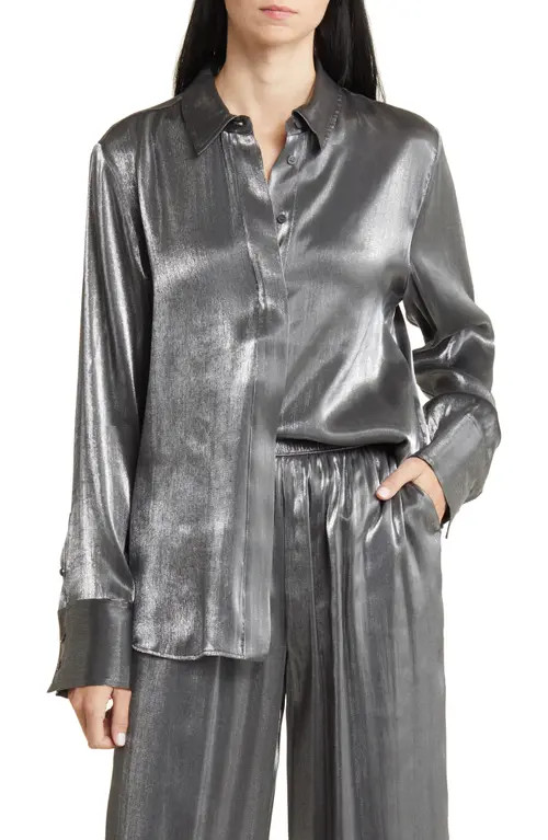Shine Oversize Shirt | Nordstrom