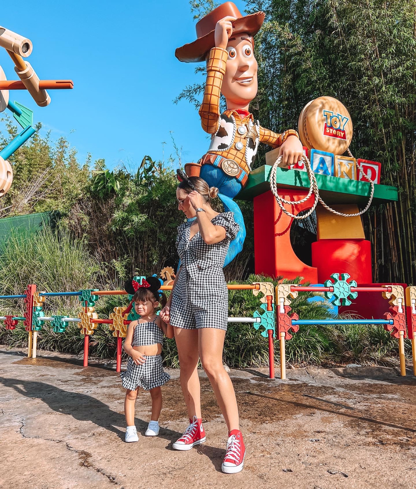 Disney outfit | mommy and me gingham outfit #affordablefashion #mommyandme #disneyoutfit

#LTKunder50 #LTKstyletip #LTKkids