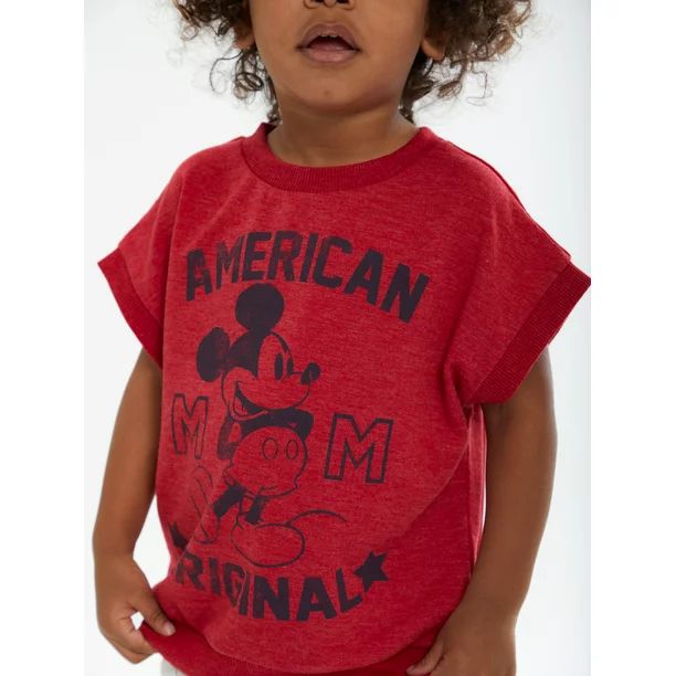 Mickey Mouse Toddler Boy Americana T-Shirt and Shorts Set, Sizes 12M-5T | Walmart (US)