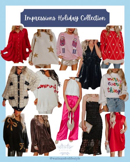 Shop Impressions Boutique Holiday Collection
Christmas party
Christmas party outfit 
Holiday party 
Christmas decor 
Sparkly sweater
Christmas sweater 
Holiday outfit 


#LTKstyletip #LTKSeasonal #LTKHoliday