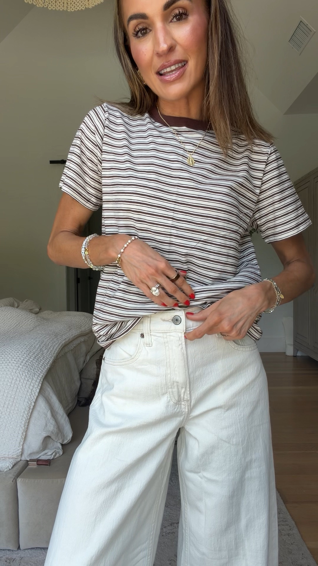 Perfect white pant for summer! On sale for under $100
