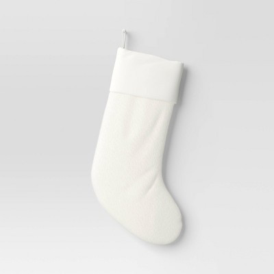 36" Christmas Fur Stocking White - Wondershop™ | Target