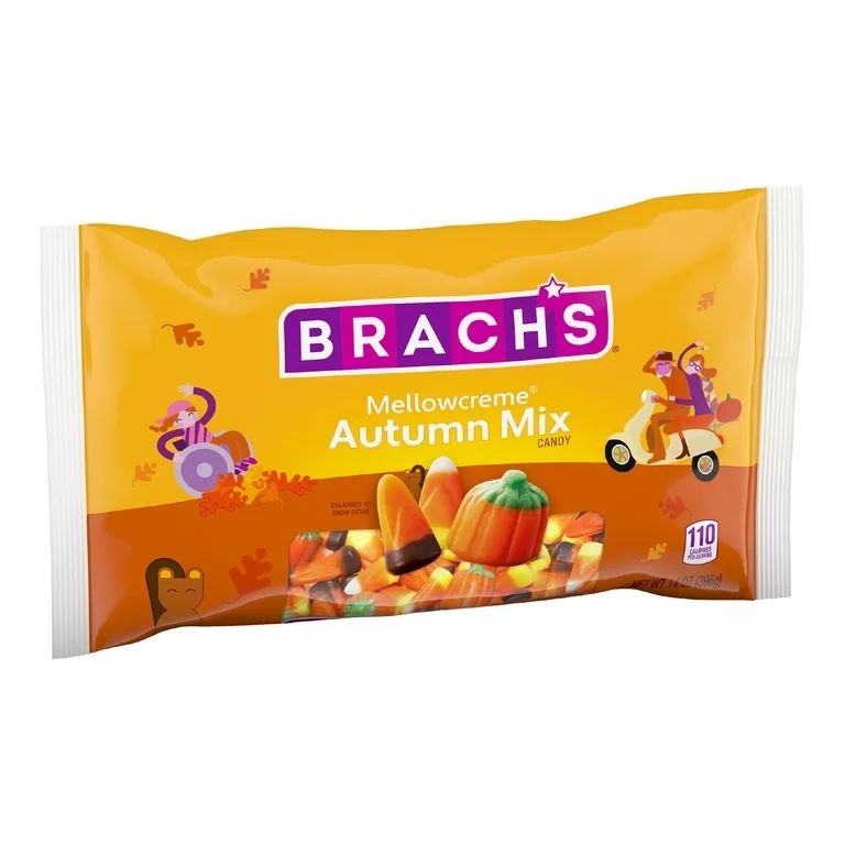 Brach's Halloween Autumn Mix, Halloween Themed Candy Corn, 14 oz - Walmart.com | Walmart (US)