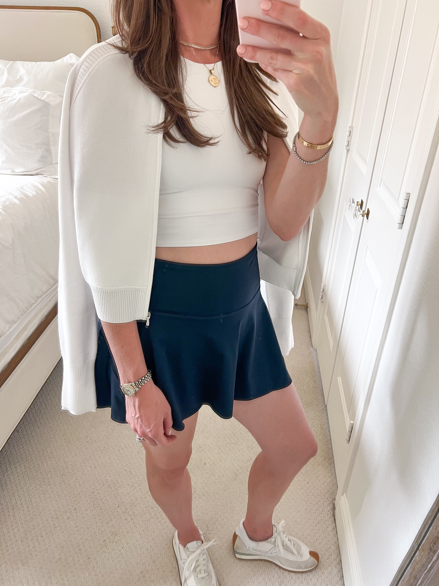 @athleta Member’s Event starts 3/14-3/20! Core members get 20% off their purchase while Icon & Enthusiast members enjoy 25% off! This tennis skirt is so cute paired with a lightweight sweater for chilly Spring mornings #ad #athleta #powerofshe 

#LTKfitness #LTKsalealert #LTKfindsunder100