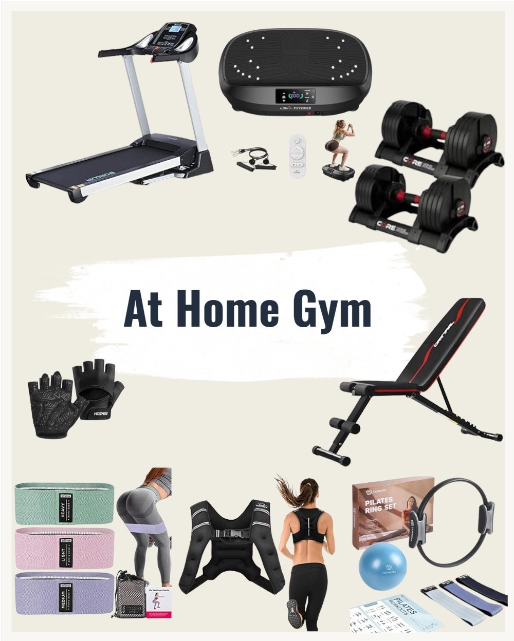 Great options for a at home gym, I personally own all of these things! 

#LTKselfcare #LTKActive #LTKfitnessgoals