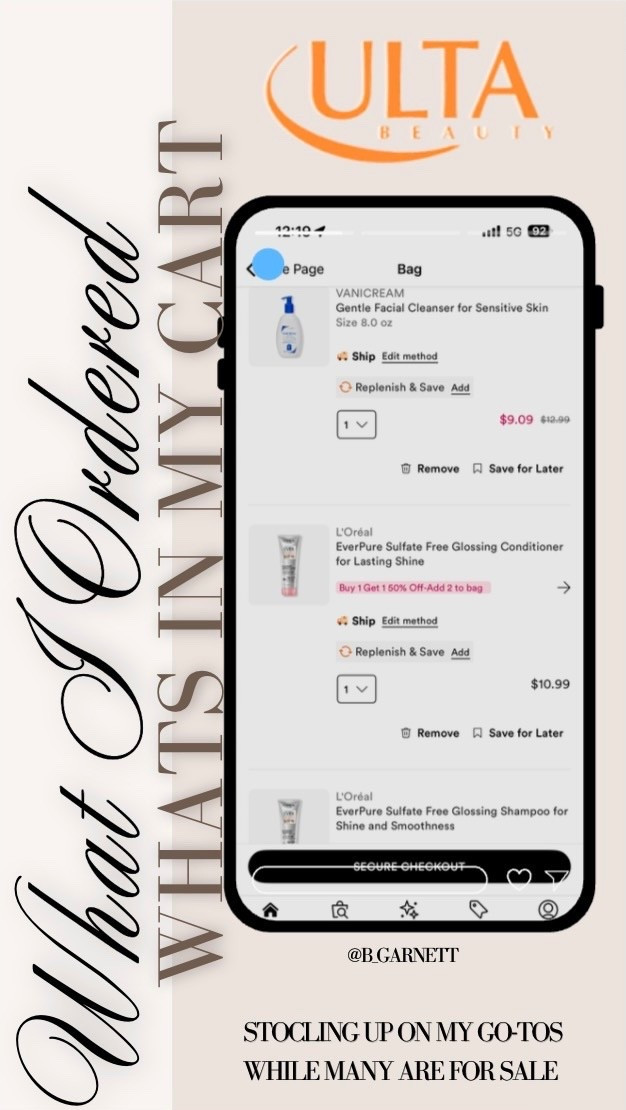 Recent Ulta order-tons of my everyday go-to’s are on a sale 

Ulta sale | shampoo | conditioner | face wash | sensitive skin face wash | drug store shampoo | drugstore conditioner | shiny hair | healthy hair care | drugstore skincare 

#LTKBeauty #LTKSaleAlert #LTKgrwm