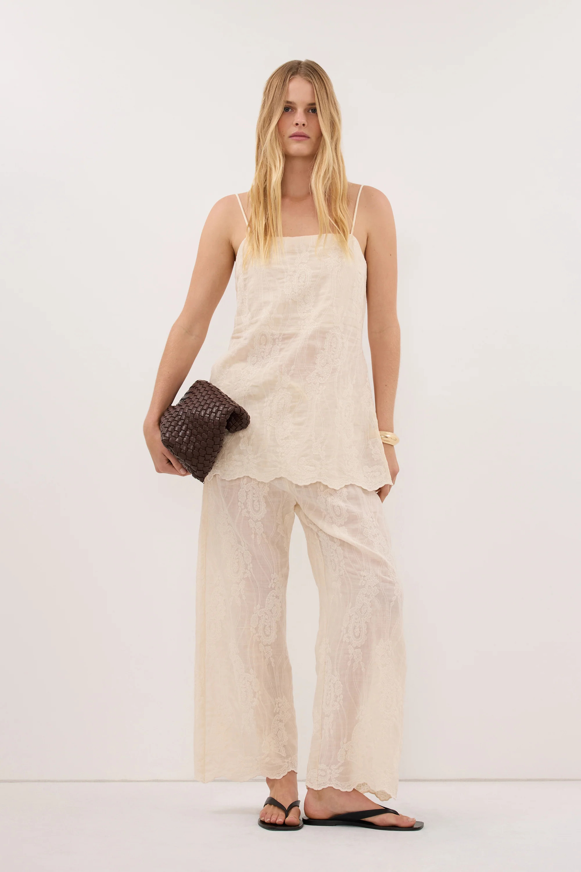 CORDELIA SANDSTONE RAMIE CAMI TOP | DISSH