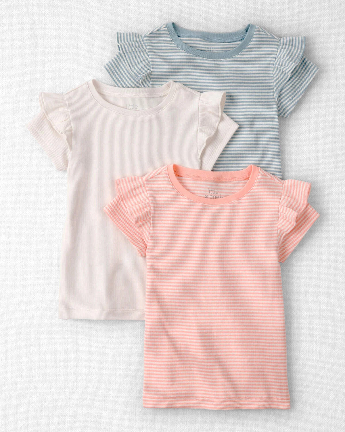 Toddler Girl 3-Pack Organic Cotton Tees  - Little Planet | Carter's | Carter's Inc