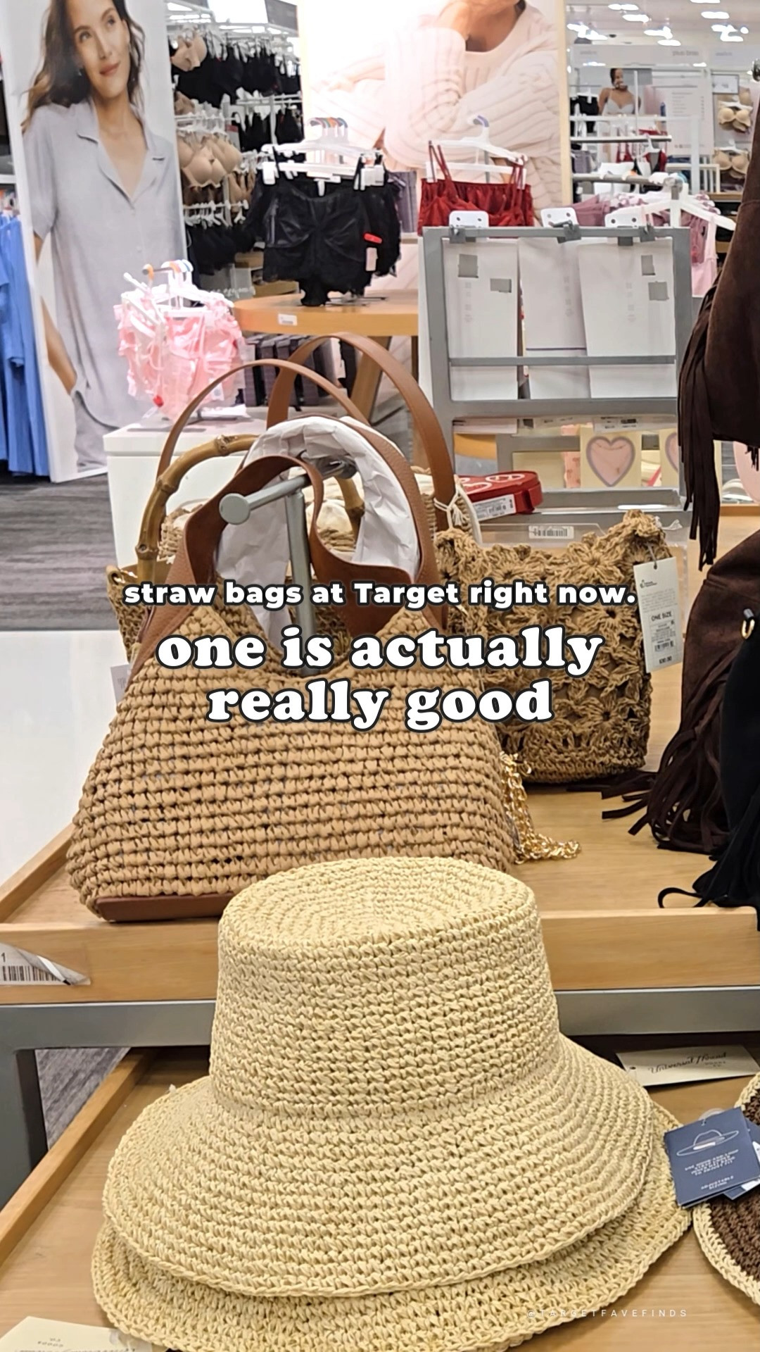 Straw bags are starting to show up at Target.

Bucket bags, crossbodies, clutches, and totes — perfect for summer plans.

The caned clutch/crossbody is especially good.

Everything is saved on my LTK if you want to take a closer look.


#targetfinds #targetstyle #ltkfinds #summerbags #targetfavefinds 

 #LTKSeasonal