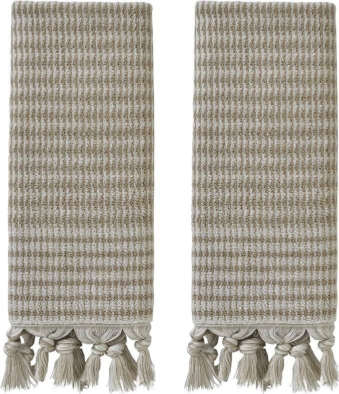 SKL Home Longborough Hand Towel (2-Pack), Tan | Amazon (US)